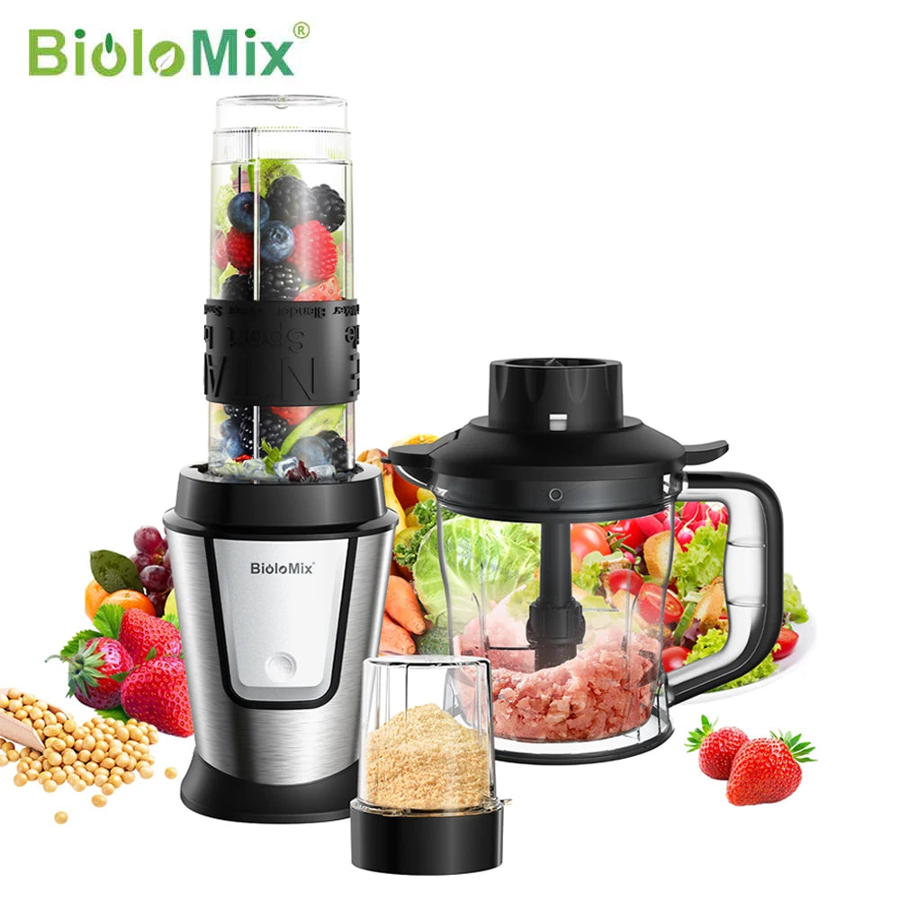 Multifunctional Portable Food Processor,  Juicer, Blender, Food Chopper
