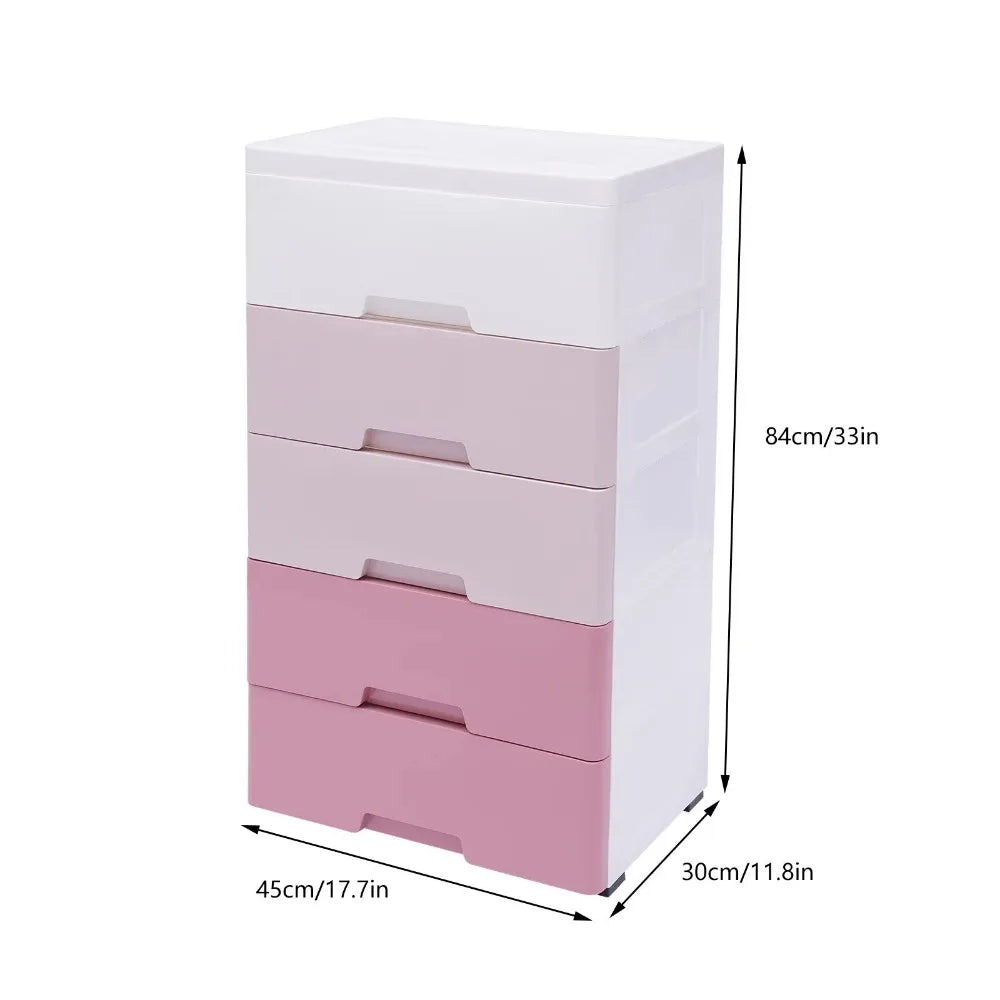 5 Layers Storage Cabinet with Drawers