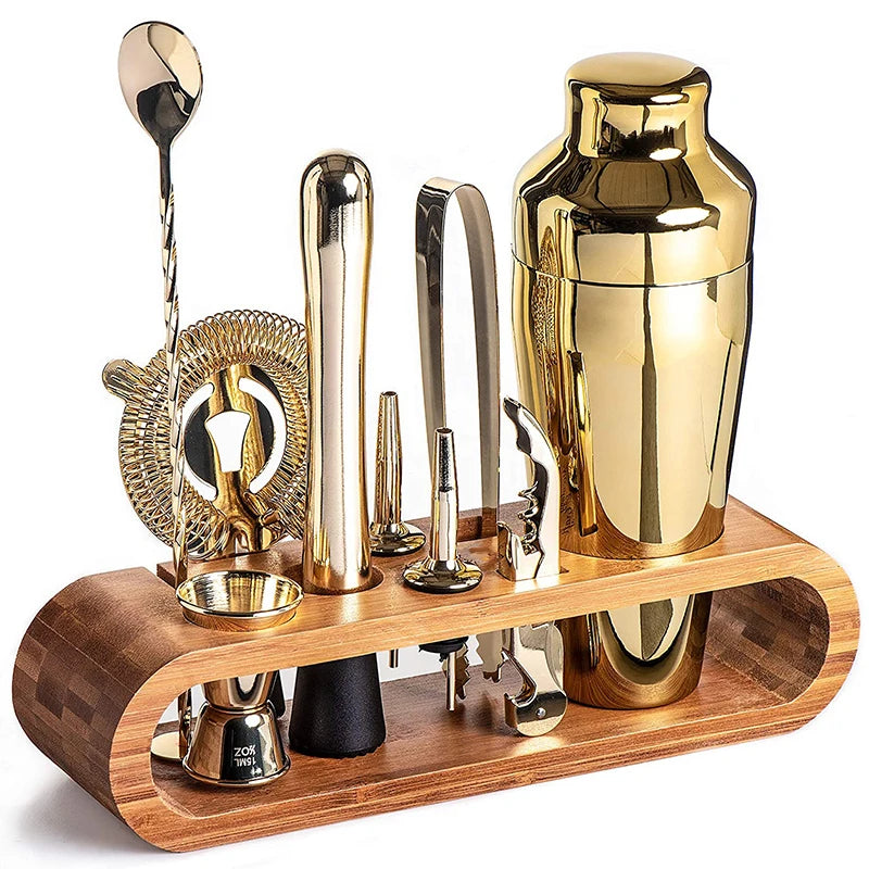 Mixology Bartender Kit: 10-Piece Bar Tool Set