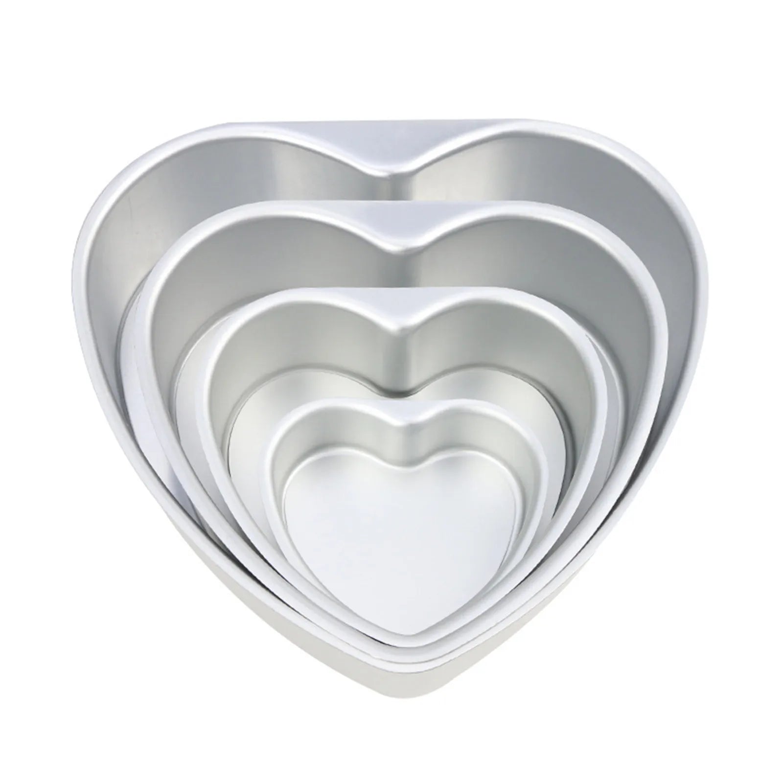 Heart Shaped Cake Pan Set (4/6/8/10 inch)