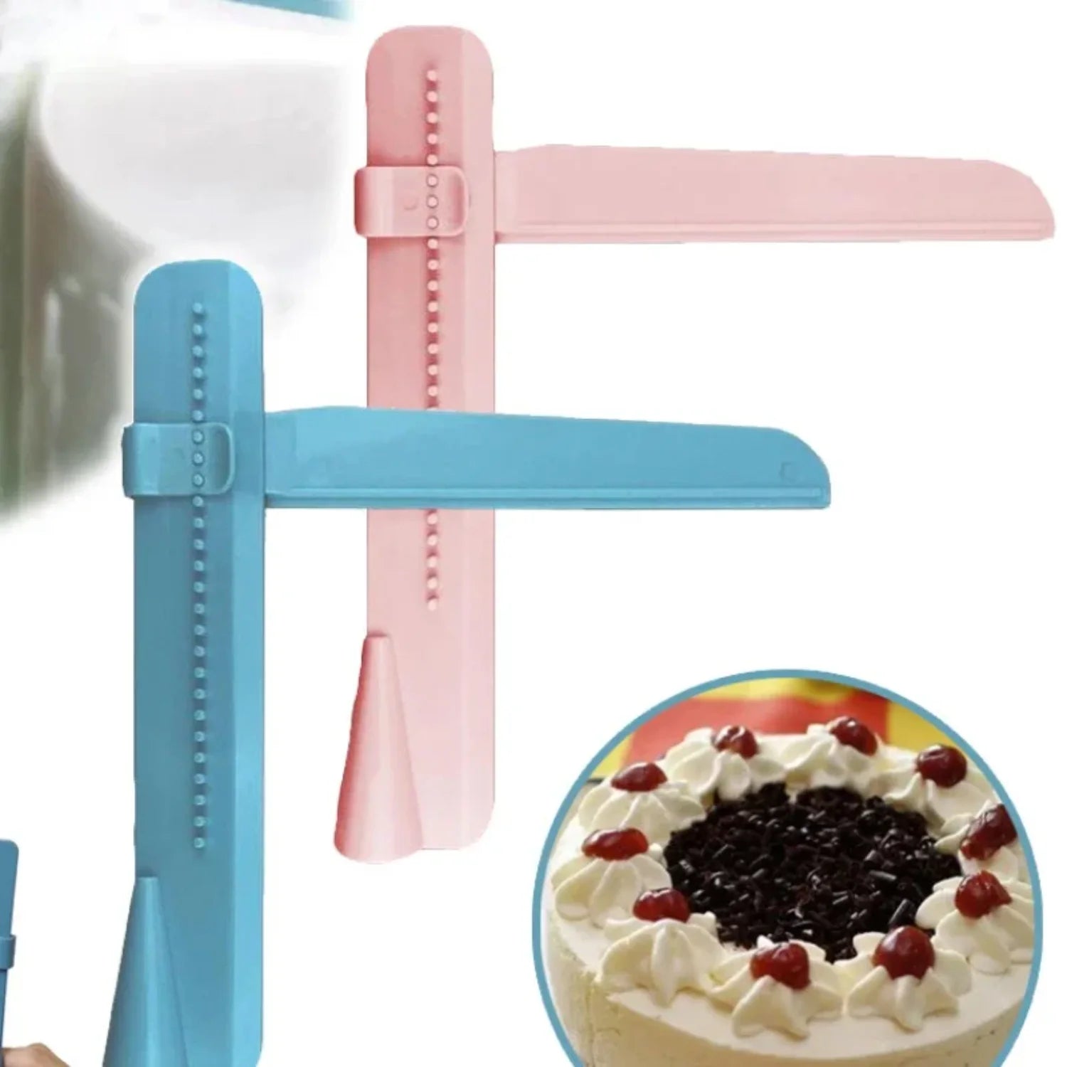 Adjustable Cake Scraper, Cream Cake Edge Smoothing Spatula