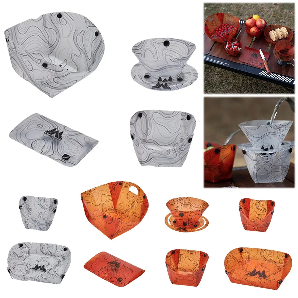 Outdoor Portable Lightweight Folding Tableware