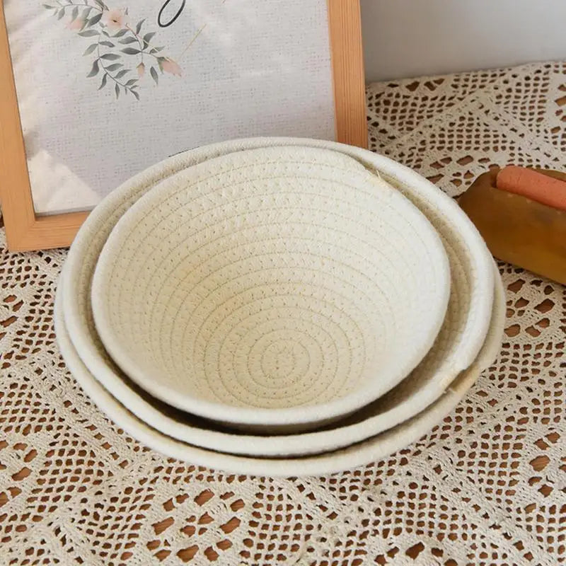 Round or Oval Bannetons for Home Baker Bread Proofing Basket