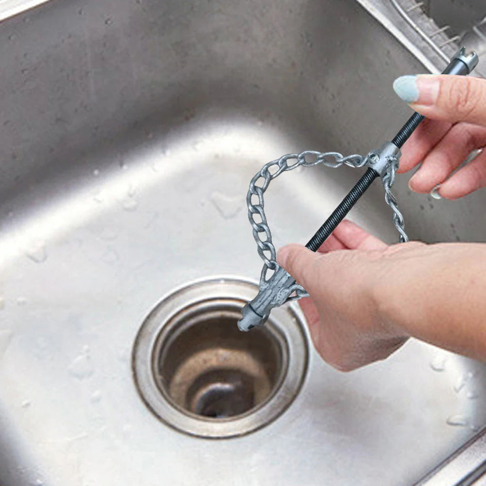 Multi-Purpose Pipe Maintenance Tool for Kitchen/Bathroom