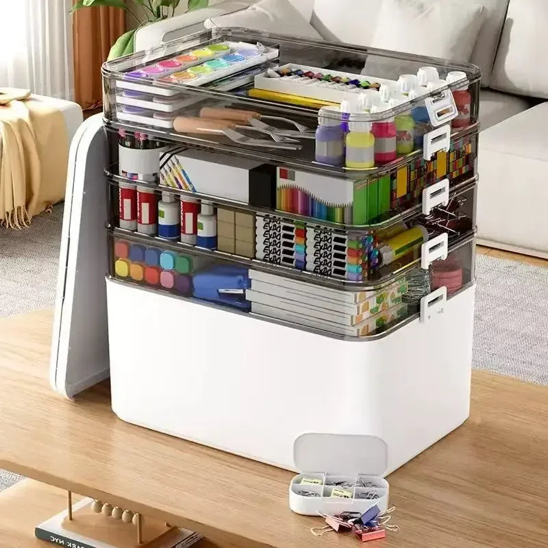 Portable Medicine/Painting Storage Box Organizer Case
