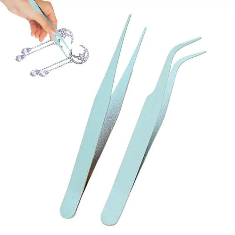Elbow and Straight Tweezers for Baking Decoration